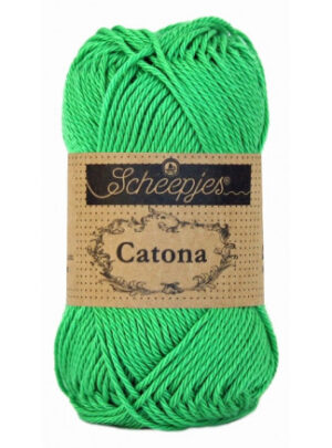 Scheepjes Catona Garn Unicolor 389 Apple Green