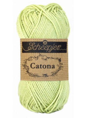 Scheepjes Catona Garn Unicolor 392 Lime Juice