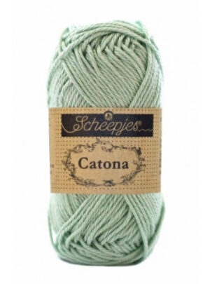 Scheepjes Catona Garn Unicolor 402 Silver Green