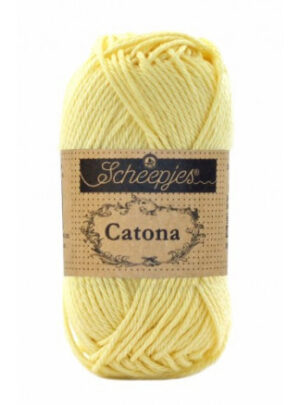 Scheepjes Catona Garn Unicolor 403 Lemonade