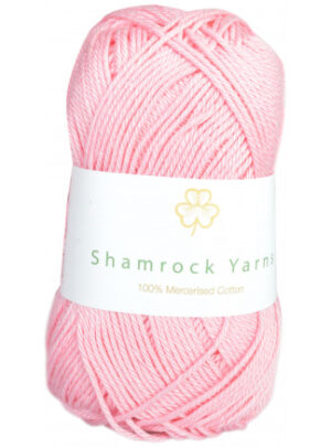 Shamrock Yarns 100% Mercerised Cotton 05 Lyserød