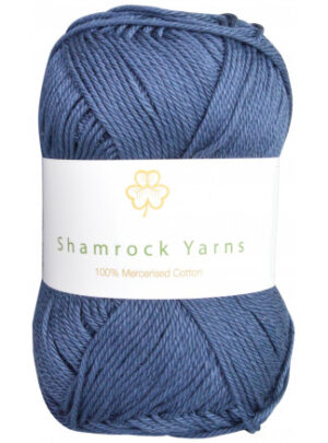 Shamrock Yarns 100% Mercerised Cotton 114 Marineblå