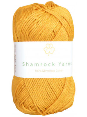 Shamrock Yarns 100% Mercerised Cotton 190 Sennep