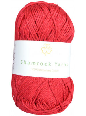 Shamrock Yarns 100% Mercerised Cotton 21 Vinrød