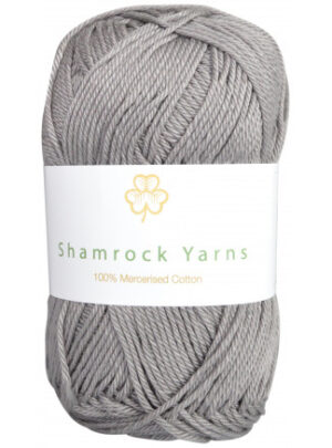 Shamrock Yarns 100% Mercerised Cotton 235 Grå