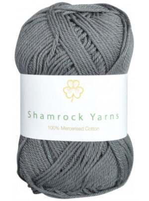 Shamrock Yarns 100% Mercerised Cotton 236 Koksgrå