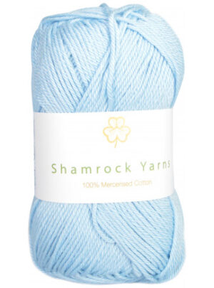 Shamrock Yarns 100% Mercerised Cotton 81 Lyseblå
