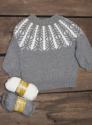 Strikkeopskrift/Strikkekit 2612 Sweaters All Seasons Garn Strikkekit 2612 Sweaters Str 0 - 3 Mdr