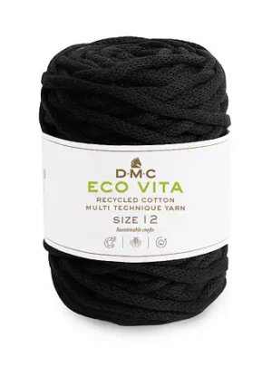 Garn DMC Eco Vita 12 250 G Fv 2 Sort