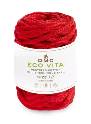 Garn DMC Eco Vita 12 250 G Fv 5 Rød