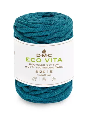 Garn DMC Eco Vita 12 250 G Fv 73 Petrolblå