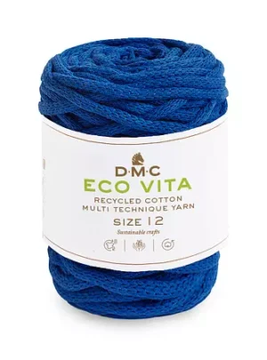 Garn DMC Eco Vita 12 250 G Fv 75 Kobolt Blå