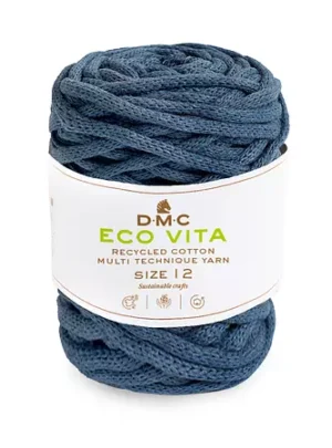 Garn DMC Eco Vita 12 250 G Fv 76 Grå Blå