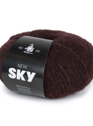 Mayflower New Sky Garn Unicolor 76 Aubergine