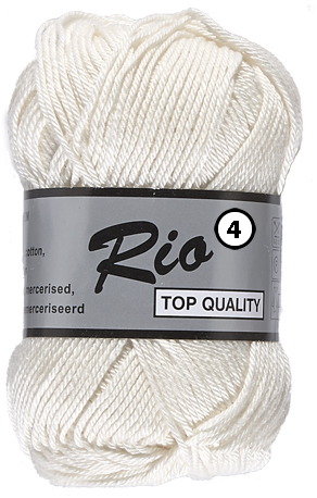 Rio 4 Merceriseret Bomuldsgarn Lammy Yarn fv 844