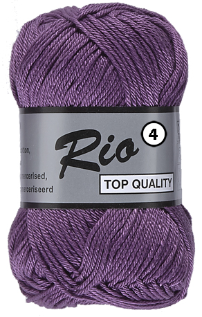 Rio 4 Merceriseret Bomuldsgarn Lammy Yarn fv 849