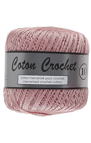 Merceriseret Bomuldsgarn Coton Crochet Lammy Yarn Fv 031 L.Rosa