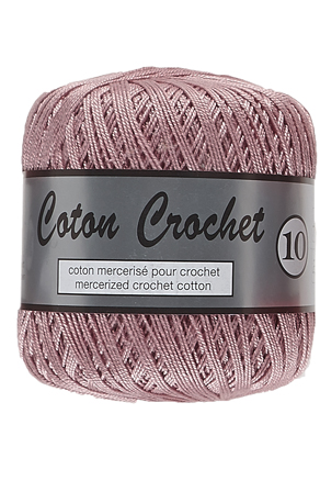 Merceriseret Bomuldsgarn Coton Crochet Lammy Yarn Fv 032 Gammel Rosa