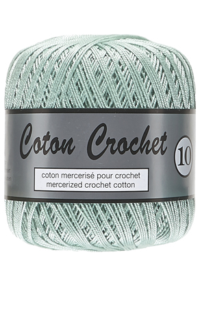 Merceriseret Bomuldsgarn Coton Crochet Lammy Yarn Fv 074 Mint