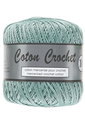 Merceriseret Bomuldsgarn Coton Crochet Lammy Yarn Fv 075 M. Grøn