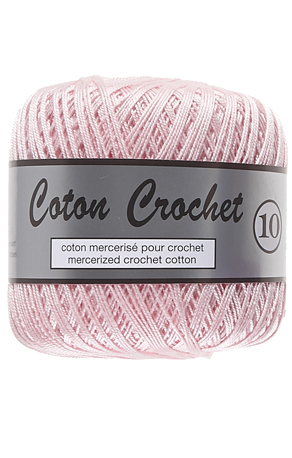 Merceriseret Bomuldsgarn Coton Crochet Lammy Yarn Fv 370 Lys Rød