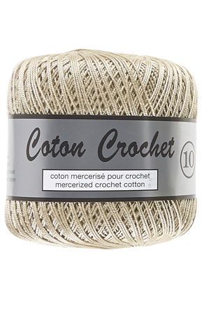 Merceriseret Bomuldsgarn Coton Crochet Lammy Yarn Fv 791 Kaffe Med Fløde