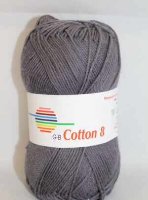 G-B Cotton 8/4 - 1003 Antracit, Bomuldsgarn, fra G-B Garn