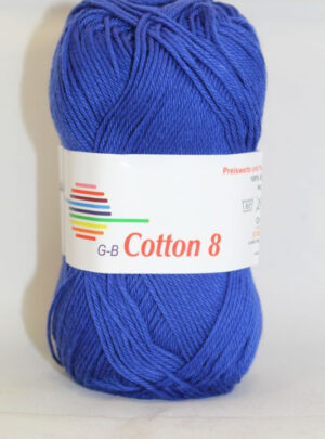 G-B Cotton 8/4 - 1220 Kongeblå, Bomuldsgarn, fra G-B Garn