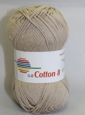 G-B Cotton 8/4 - 1530 Beige, Bomuldsgarn, fra G-B Garn