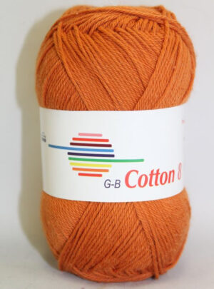 G-B Cotton 8/4 - 1540 Rust, Bomuldsgarn, fra G-B Garn