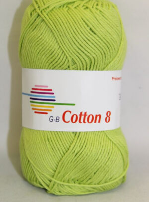 G-B Cotton 8/4 - 1840 Lemon, Bomuldsgarn, fra G-B Garn