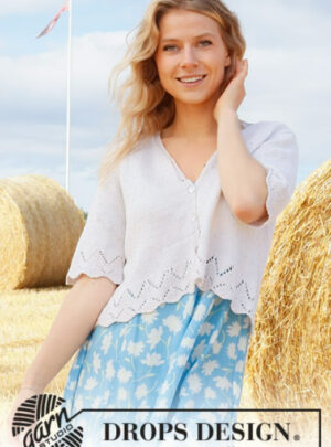 223-20 Summer Land Jacket by DROPS Design, fra Viking