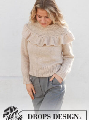 227-12 Winter Frill by DROPS Design, fra Viking