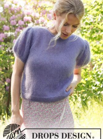 230-55 Violet Meadow by DROPS Design, fra Viking