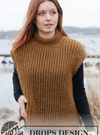 244-19 Caramel Ridge by DROPS Design, fra Viking