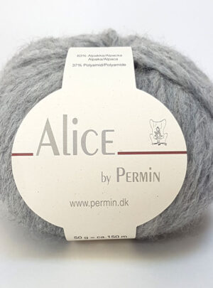 Alice Permin - Alpaca Uldgarn - fv 03 Lys Grå