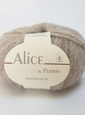 Alice Permin - Alpaca Uldgarn - fv 06 Beige