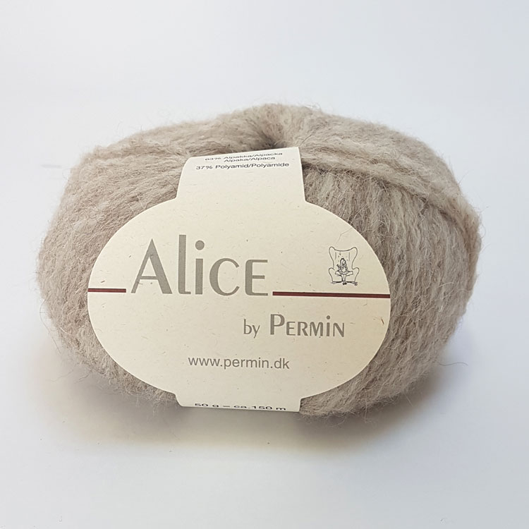 Alice Permin - Alpaca Uldgarn - fv 06 Beige Alice Permin - Alpaca Uldgarn - fv 06 Beige