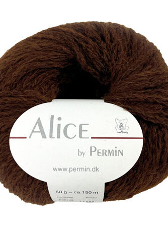Alice Permin - Alpaca Uldgarn - fv 42 Brun