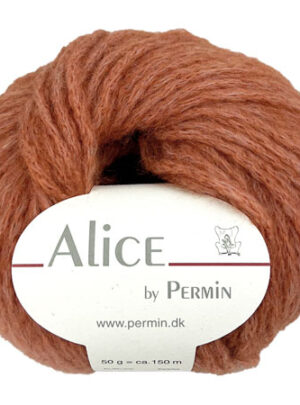 Alice Permin - Alpaca Uldgarn - fv 43 Lys rust