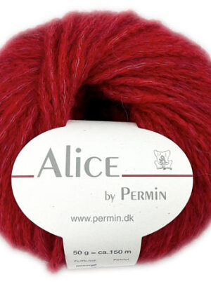 Alice Permin - Alpaca Uldgarn - fv 886240 Rød
