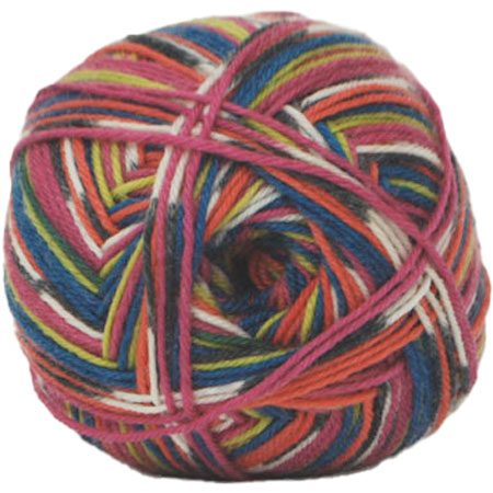 Aloe Vera strømpegarn Hjertegarn - fv 1273 Flerfarvet Aloe Vera strømpegarn Hjertegarn - fv 1273 Flerfarvet