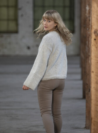 "Bredine" Genser - Viking Design 2206-7 Kit - XS-XXXL - Viking Alpaca Bris, fra Viking