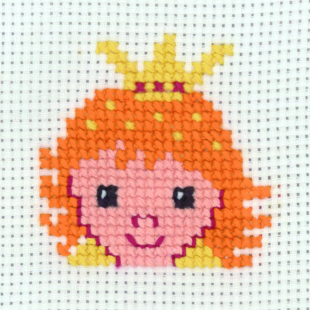 Broderi - Tælle broderi til børn - 14-9336 med Prinsesse Broderi - Tælle broderi til børn - 14-9336 med Prinsesse
