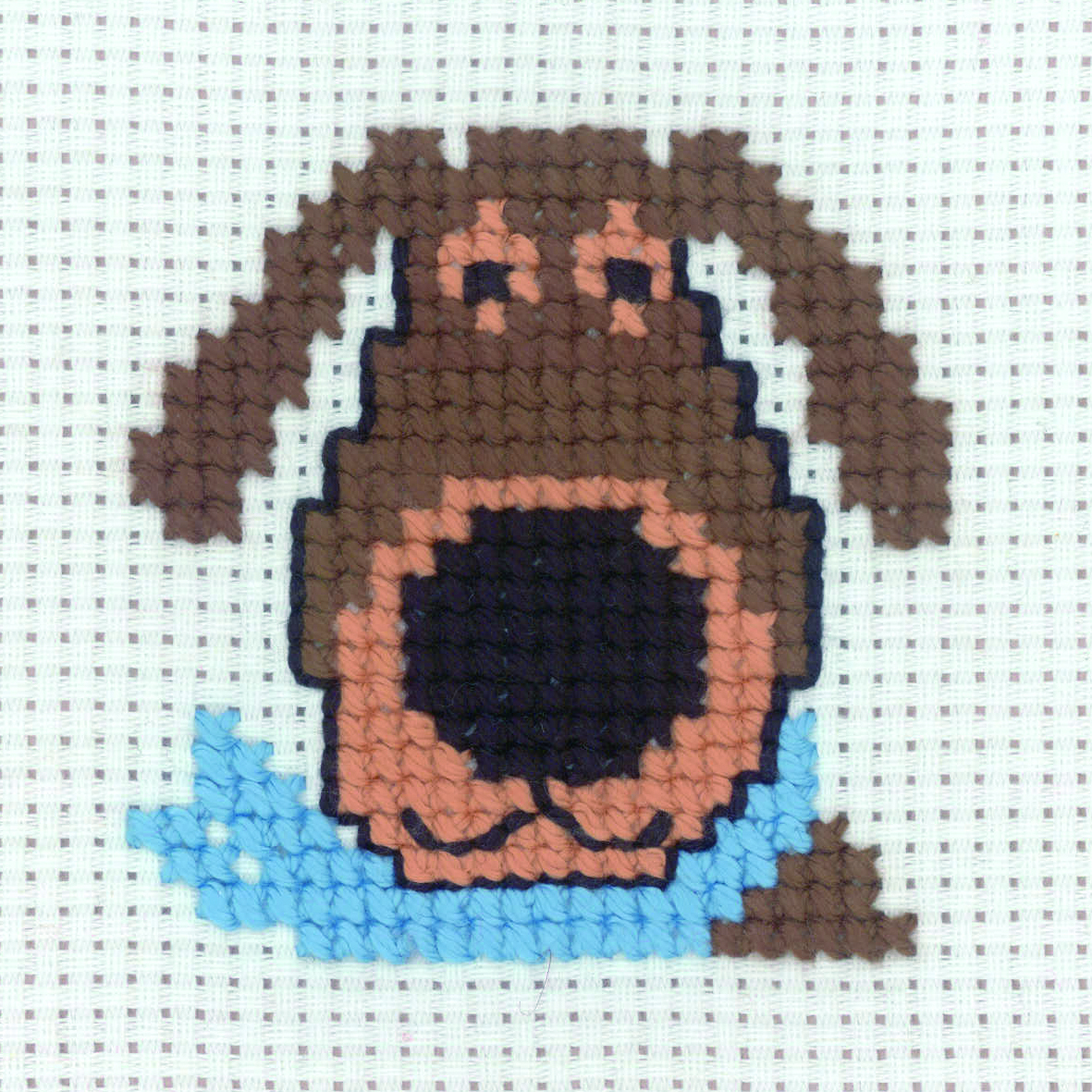 Broderi - Tælle broderi til børn - 14-9339 med Hund Broderi - Tælle broderi til børn - 14-9339 med Hund