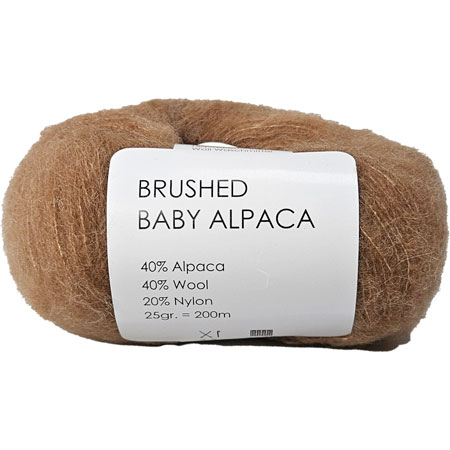 Brushed Baby Alpaca/Merino Garn Hjertegarn Fv 206 Brushed Baby Alpaca/Merino Garn Hjertegarn Fv 206