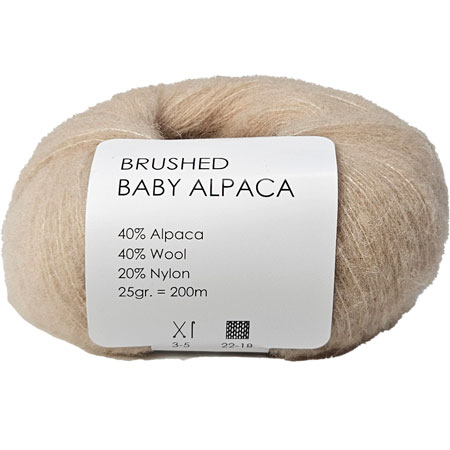 Brushed Baby Alpaca/Merino Garn Hjertegarn Fv 207 Brushed Baby Alpaca/Merino Garn Hjertegarn Fv 207