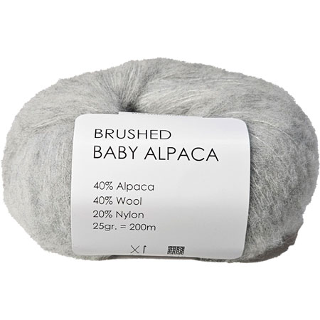 Brushed Baby Alpaca/Merino Garn Hjertegarn Fv 434 Brushed Baby Alpaca/Merino Garn Hjertegarn Fv 434