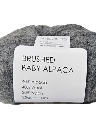Brushed Baby Alpaca/Merino Garn Hjertegarn Fv 435