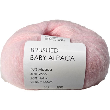 Brushed Baby Alpaca/Merino Garn Hjertegarn Fv 5469 Brushed Baby Alpaca/Merino Garn Hjertegarn Fv 5469